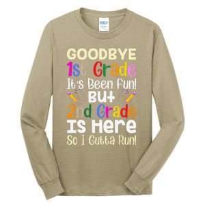 Goodbye 1st Grade Hello 2nd Grade Back To Shcool Outfit Tall Long Sleeve T-Shirt