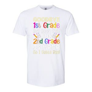 Goodbye 1st Grade Hello 2nd Grade Back To Shcool Outfit Softstyle CVC T-Shirt