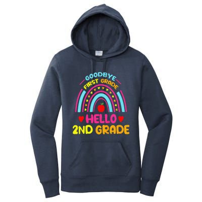 Goodbye 1st Grade Hello 2nd Grade Graduation Women's Pullover Hoodie