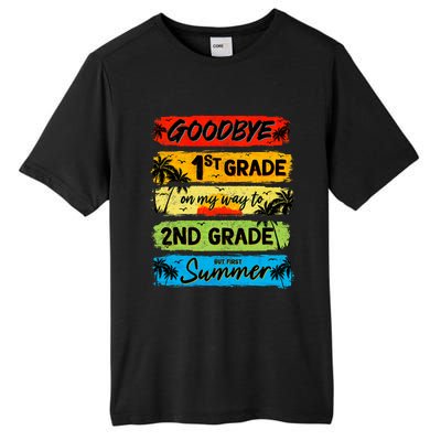 Goodbye 1st Grade Summer Graduation Teacher Tall Fusion ChromaSoft Performance T-Shirt