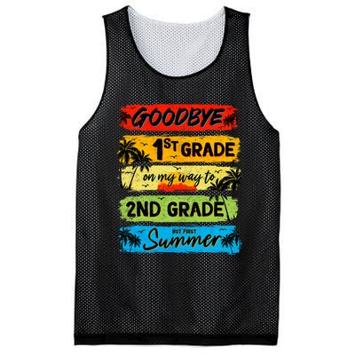 Goodbye 1st Grade Summer Graduation Teacher Mesh Reversible Basketball Jersey Tank