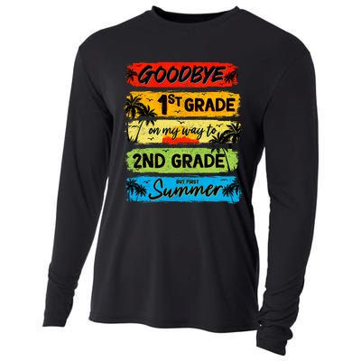 Goodbye 1st Grade Summer Graduation Teacher Cooling Performance Long Sleeve Crew