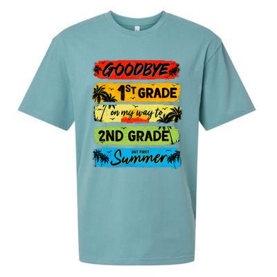 Goodbye 1st Grade Summer Graduation Teacher Sueded Cloud Jersey T-Shirt