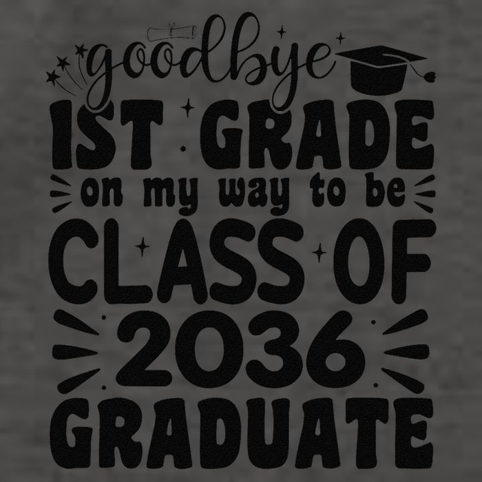 Goodbye 1st Grade Class Of 2036 Graduate 2025 1st Grade Vector Backpack