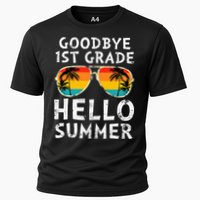 Goodbye 1st Grade Hello Summer Last Day Of School Cooling Performance Crew T-Shirt