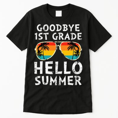 Goodbye 1st Grade Hello Summer Last Day Of School Tall T-Shirt