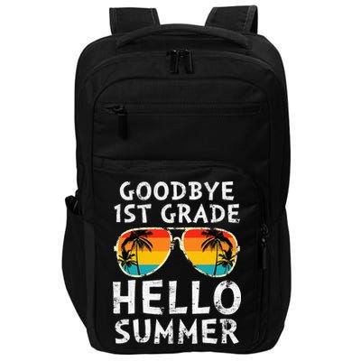 Goodbye 1st Grade Hello Summer Last Day Of School Impact Tech Backpack