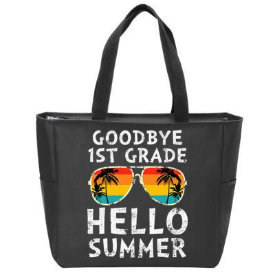 Goodbye 1st Grade Hello Summer Last Day Of School Zip Tote Bag