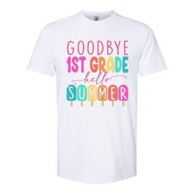 Goodbye 1st Grade Hello Summer First Grade Graduate Softstyle CVC T-Shirt