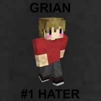 Grian #1 Hater 7 Panel Mesh Trucker Snapback Hat