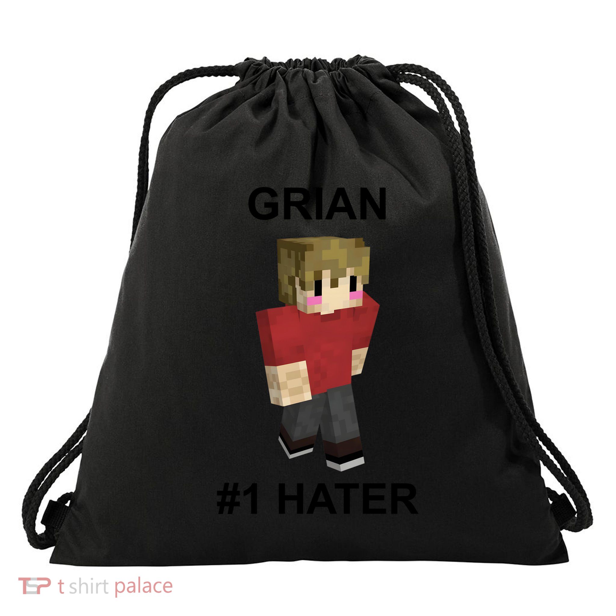 Grian #1 Hater Drawstring Bag