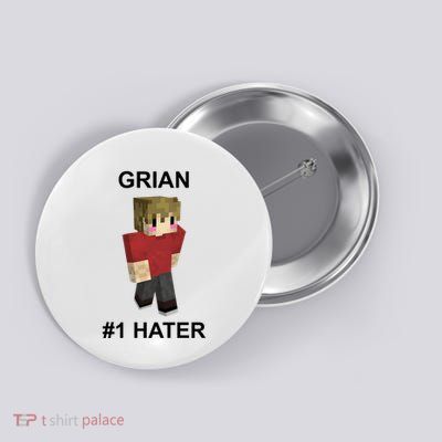 Grian #1 Hater Button