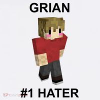 Grian #1 Hater Women's V-Neck T-Shirt