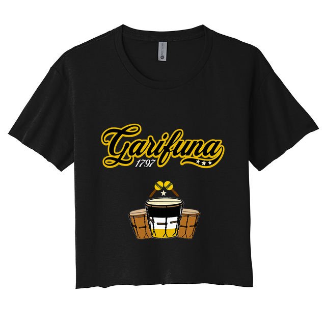 Garifuna 1797 Honduras Catrachas Paranda And Punta Culture Crop Top