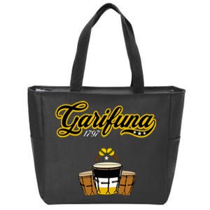 Garifuna 1797 Honduras Catrachas Paranda And Punta Culture Zip Tote Bag