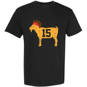 GOAT 15 MVP The Young Greatest of All Time Premium Garment-Dyed Heavyweight T-Shirt