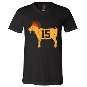 GOAT 15 MVP The Young Greatest of All Time Premium V-Neck T-Shirt