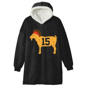 GOAT 15 MVP The Young Greatest of All Time Premium Hooded Wearable Blanket