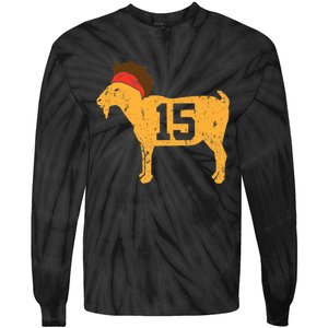 GOAT 15 MVP The Young Greatest of All Time Premium Tie-Dye Long Sleeve Shirt