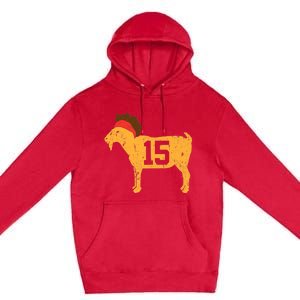 GOAT 15 MVP The Young Greatest of All Time Premium Premium Pullover Hoodie