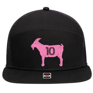 Goat 10 Miami Soccer 7 Panel Mesh Trucker Snapback Hat