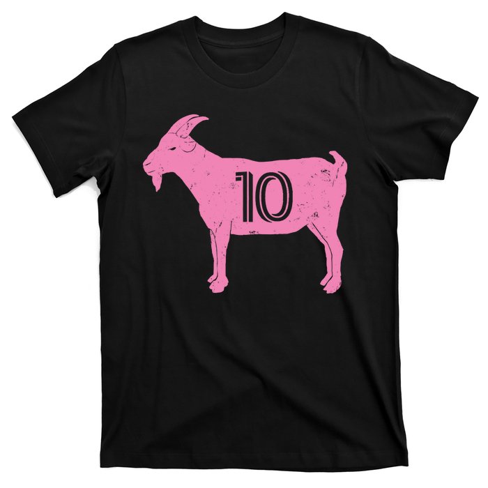 Goat 10 Miami Soccer T-Shirt