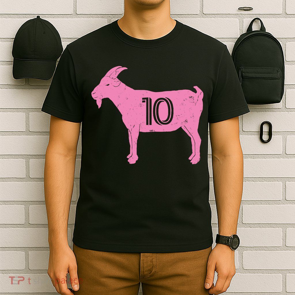Goat 10 Miami Soccer T-Shirt
