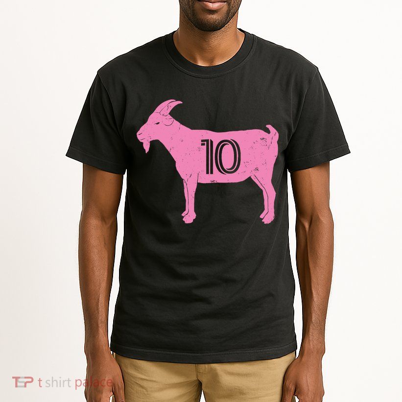 Goat 10 Miami Soccer Tall T-Shirt