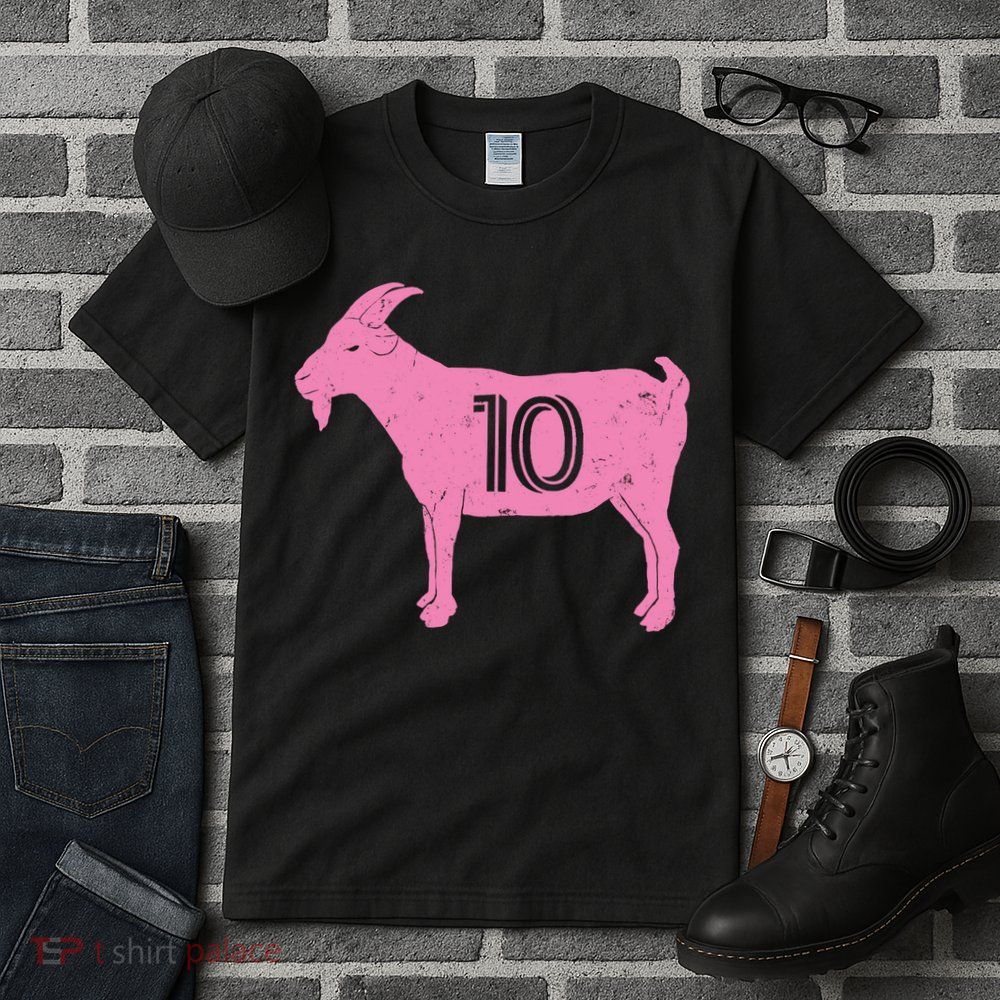 Goat 10 Miami Soccer Tall T-Shirt