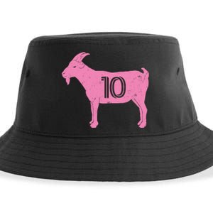 Goat 10 Miami Soccer Sustainable Bucket Hat