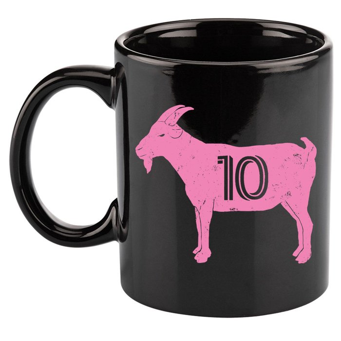 Goat 10 Miami Soccer 11oz C Handle Ceramic Mug