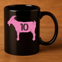 Goat 10 Miami Soccer 11oz C Handle Ceramic Mug