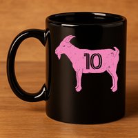 Goat 10 Miami Soccer 11oz C Handle Ceramic Mug