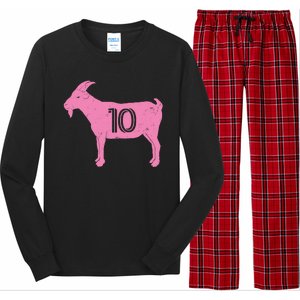 Goat 10 Miami Soccer Long Sleeve Pajama Set