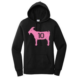 Goat 10 Miami Soccer Women's Pullover Hoodie