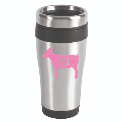 Goat 10 Miami Soccer 16oz Travel Tumbler