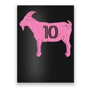 Goat 10 Miami Soccer Poster