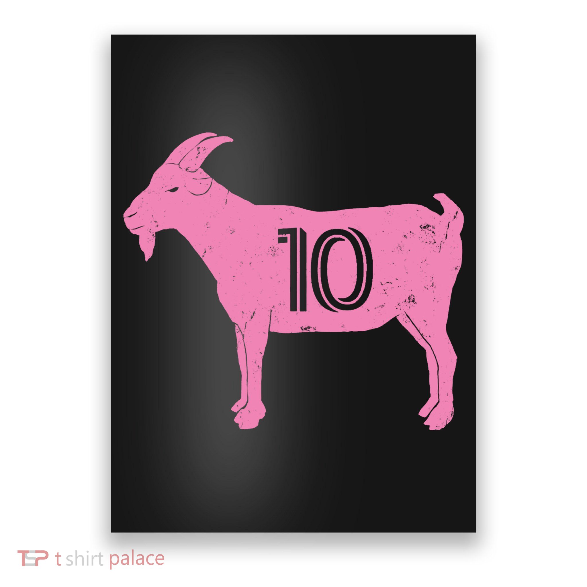 Goat 10 Miami Soccer Poster