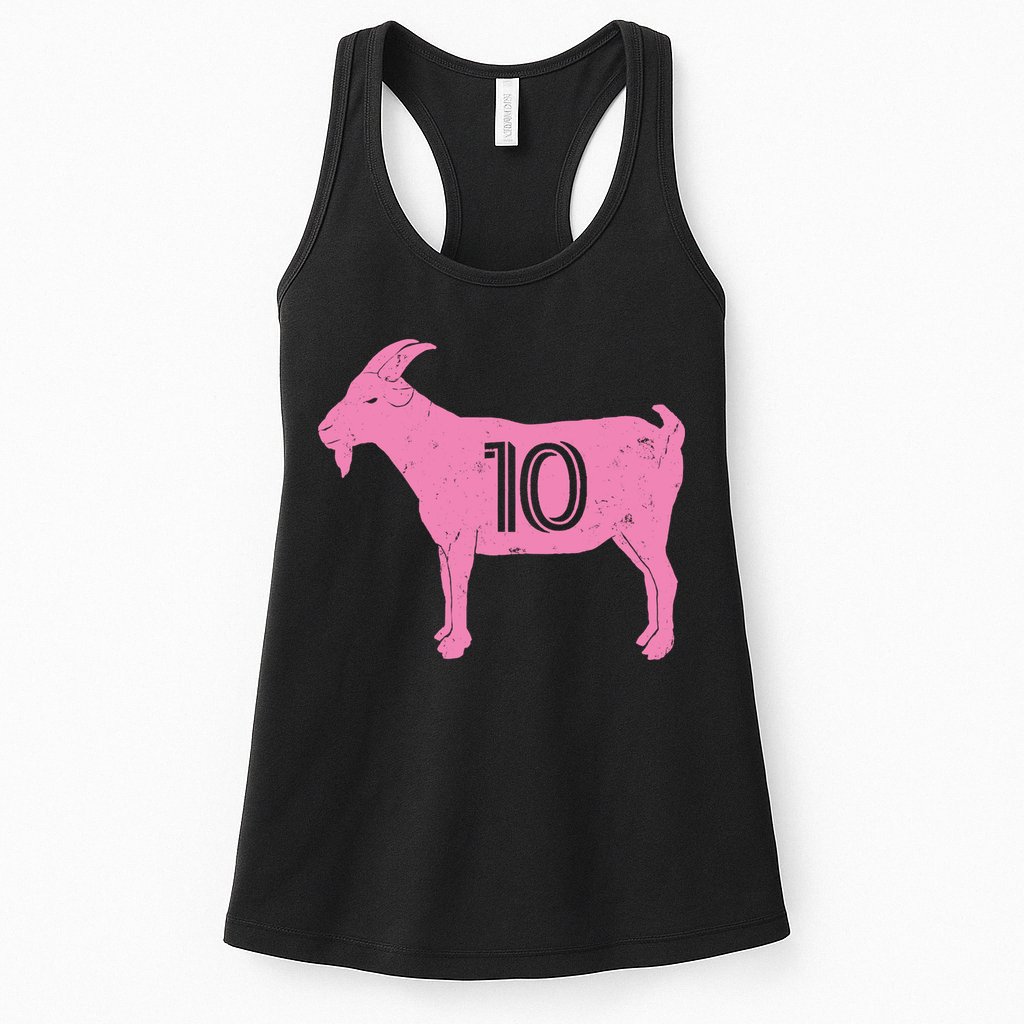 Goat 10 Miami Soccer Womens Tank Top