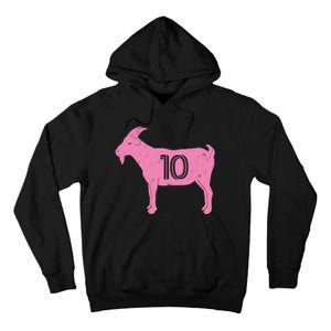 Goat 10 Miami Soccer Tall Hoodie