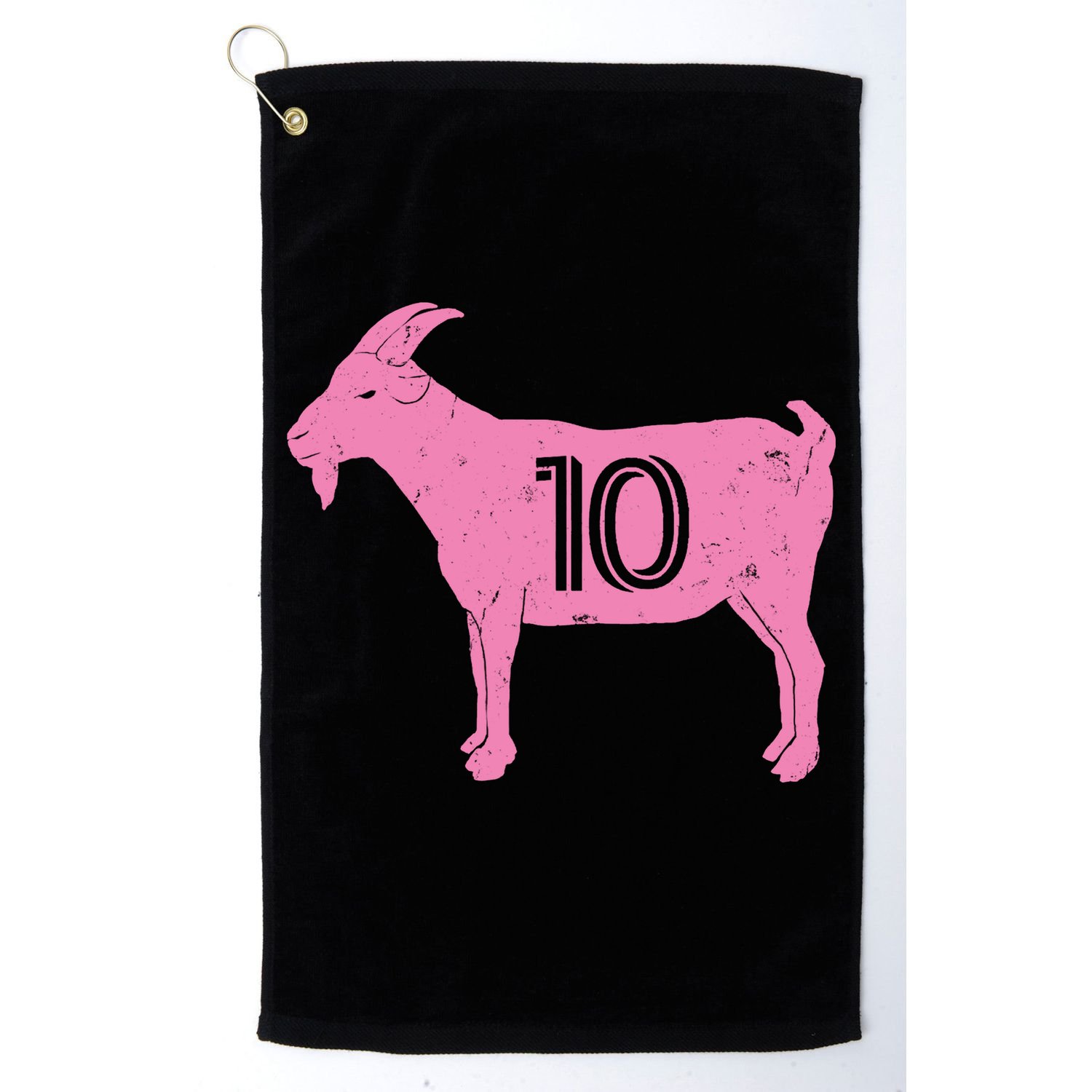Goat 10 Miami Soccer Golf Towel