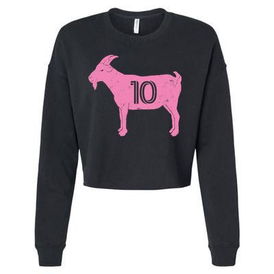 Goat 10 Miami Soccer Cropped Pullover Crew
