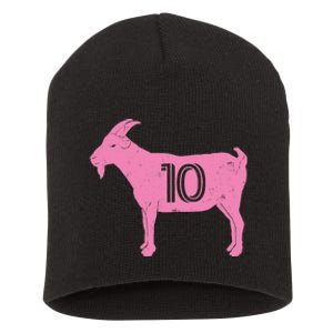 Goat 10 Miami Soccer Short Acrylic Beanie