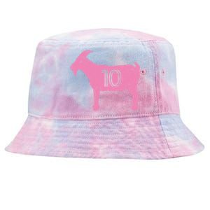 Goat 10 Miami Soccer Tie-Dyed Bucket Hat