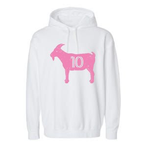 Goat 10 Miami Soccer Garment-Dyed Fleece Hoodie