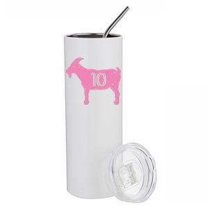 Goat 10 Miami Soccer Stainless Steel Tumbler