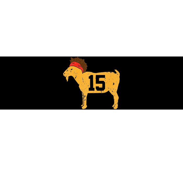 GOAT 15 MVP The Young Greatest Of All Time Bumper Sticker