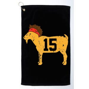 GOAT 15 MVP The Young Greatest Of All Time Platinum Collection Golf Towel