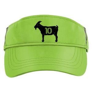 Goat 10 Miami Soccer Team Adult Drive Performance Visor