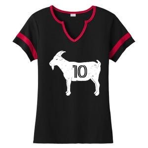 Goat 10 Miami Soccer Team Ladies Halftime Notch Neck Tee